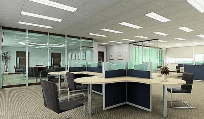 办公室装修办公室空间屏风的作用